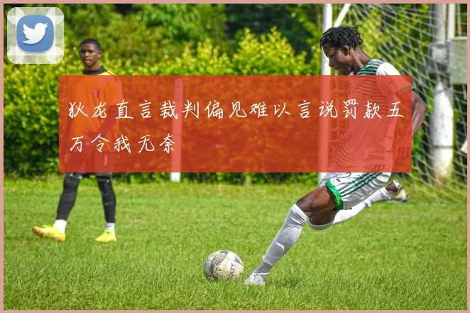 狄龙直言裁判偏见难以言说罚款五万令我无奈